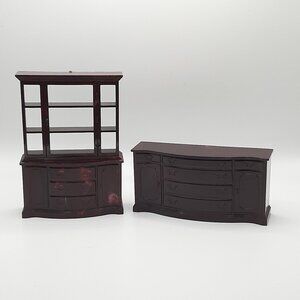 Marx Dollhouse Furniture Credenza Buffet & Hutch